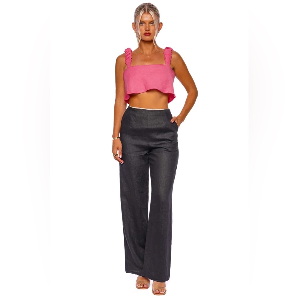 Hevron Black/Ivory Yara pant Size 4